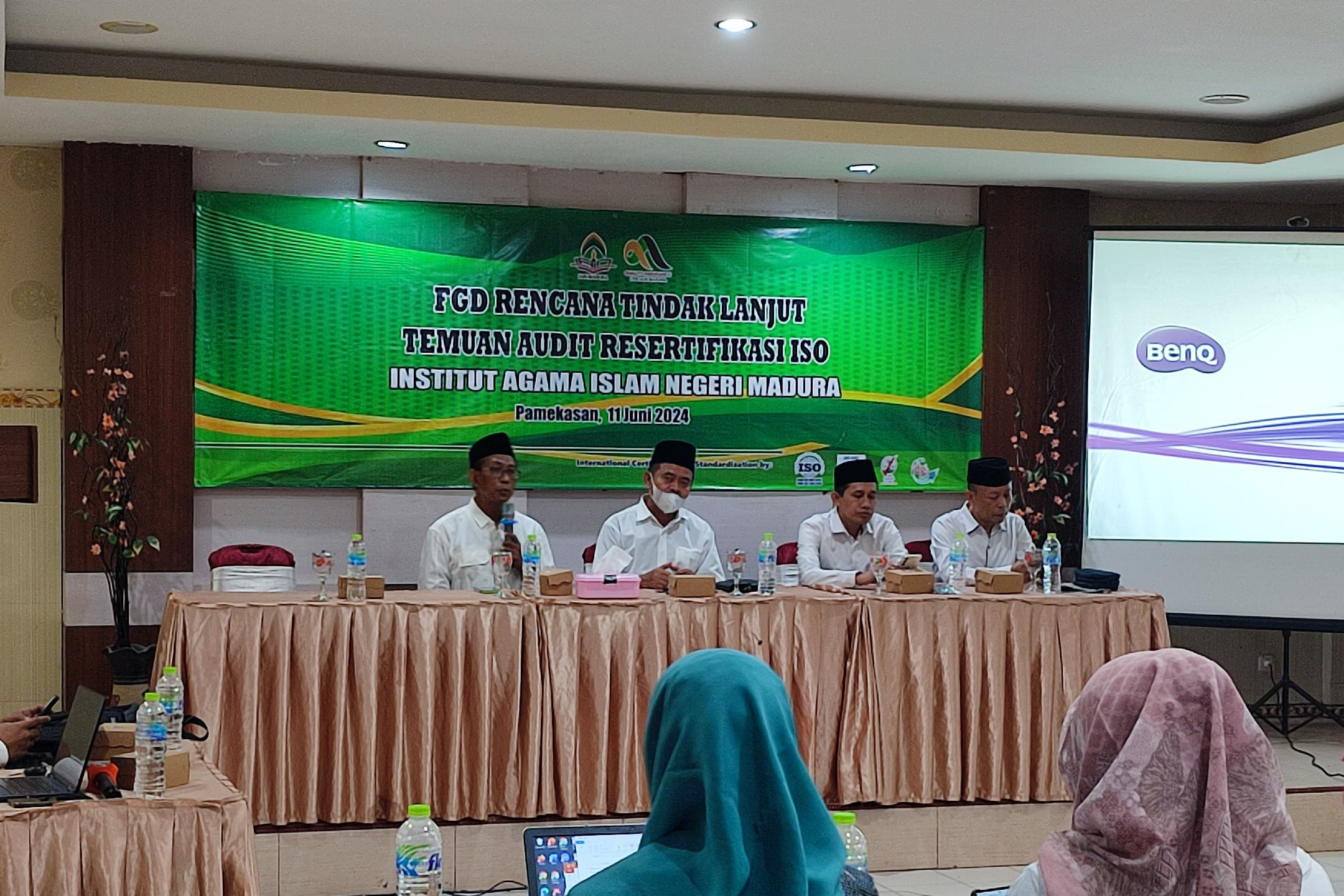 Rektor IAIN Madura Gelar FGD Rencana Tindak Lanjut Hasil Resertifikasi ISO 2024