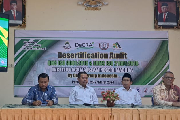 IAIN Madura Sukses Raih Resertifikasi ISO QMS 9001:2015 dan EOMS 21001:2018