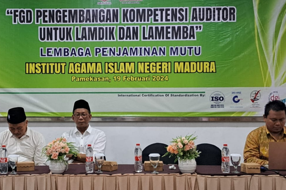 LPM IAIN Madura Melaksanakan FGD Pengembangan Kompetensi Auditor Internal