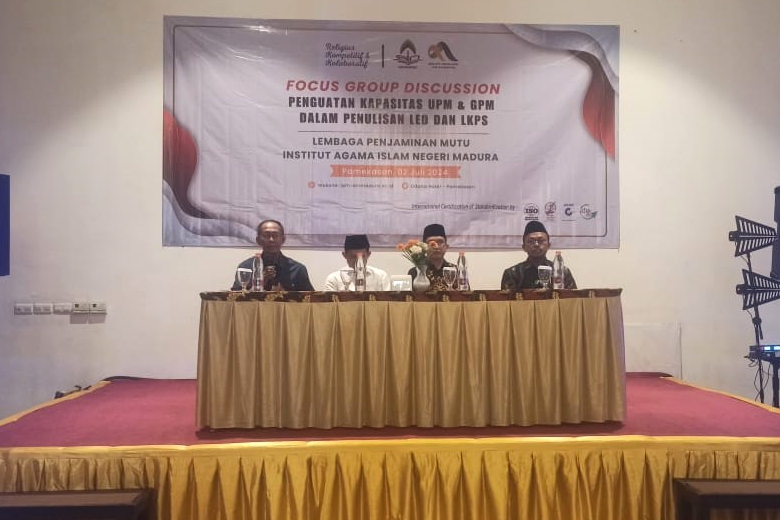 LPM IAIN Madura Gelar FGD Penguatan Kapasitas UPM dan GPM